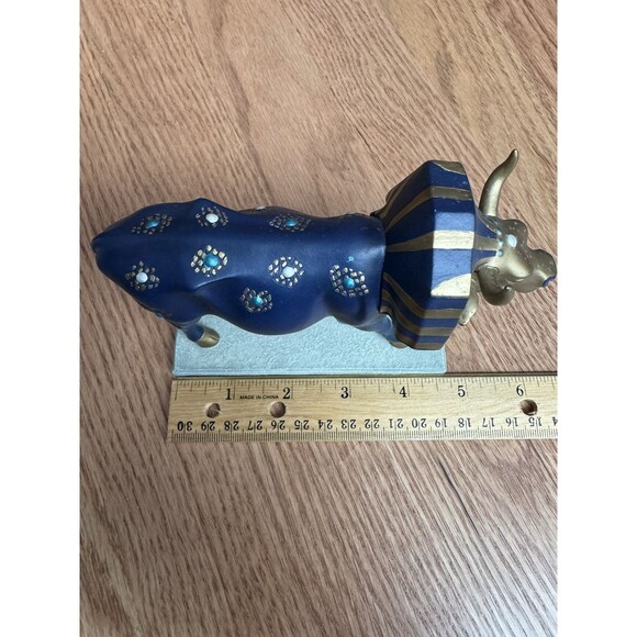 Cow Parade Tutancowmon Egyptian Pharaoh King Tut Figurine #9126 From NYC In 2000 - Picture 9 of 11